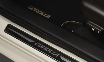Zócalos de Aluminio con Logo Corolla